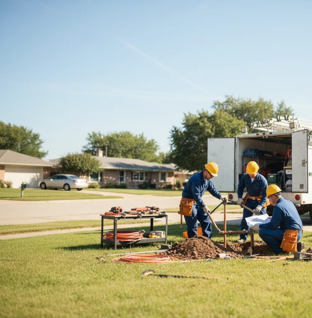 Sewer Line Repair in Wister, OK
